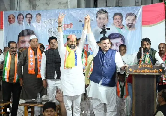 "Anil Deshmukh, Indian politician and former Maharashtra Home Minister, delivering a speech."

